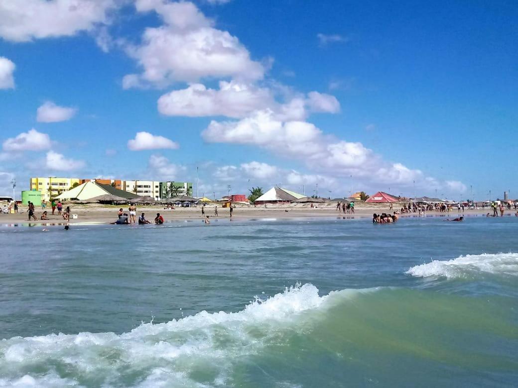Apartamento De Frente Para O Mar Em Luis Correia Bagian luar foto