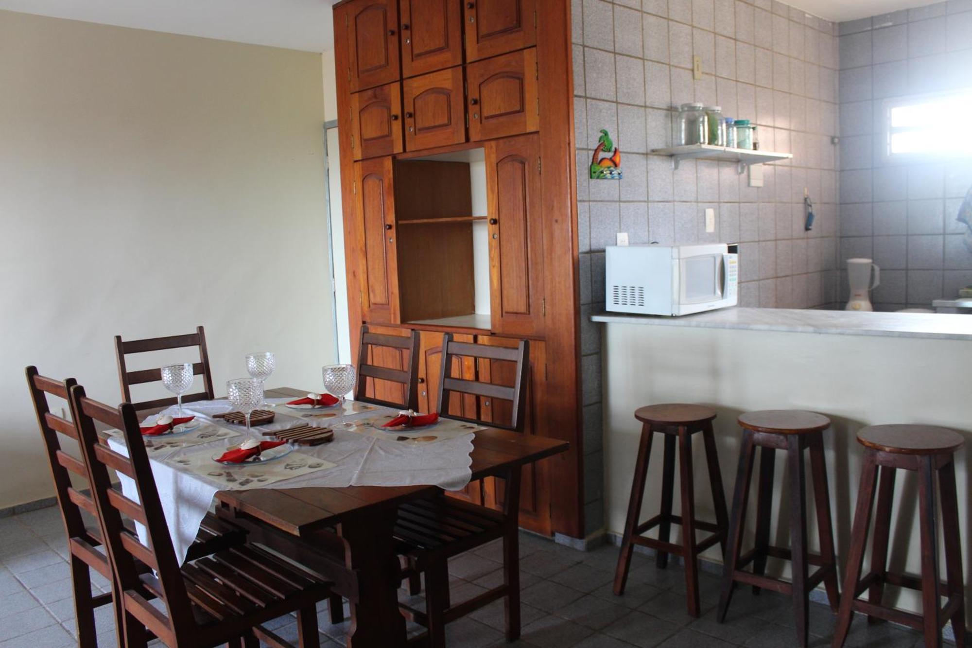 Apartamento De Frente Para O Mar Em Luis Correia Bagian luar foto